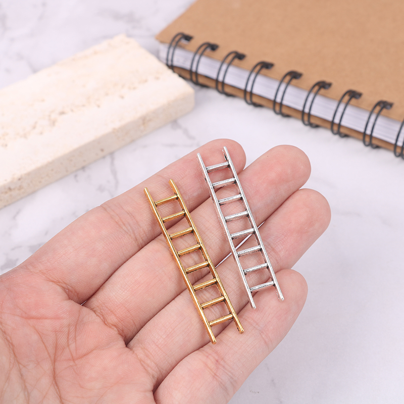 Smart Home Furniture - 5pcs Dollhouse Miniature Metal Ladder Stairs
