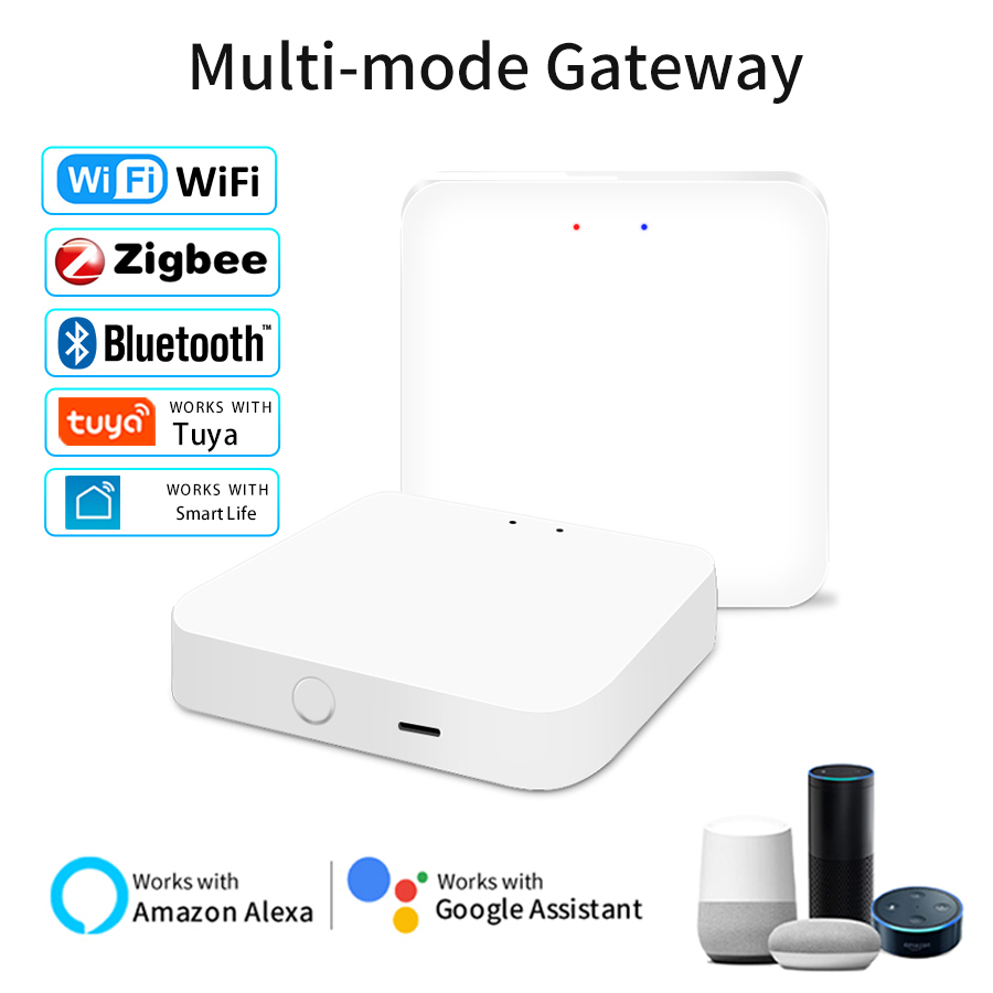 Smart Home Hub - Tuya Smart Multi-Mode Gateway ZigBee Wi-Fi