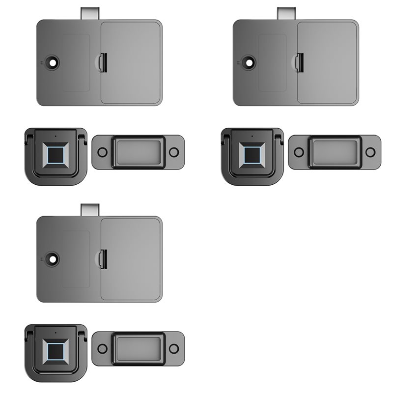 Smart Home Furniture - 【CYBER MONDAY】3X Smart Drawer Fingerprint Lock