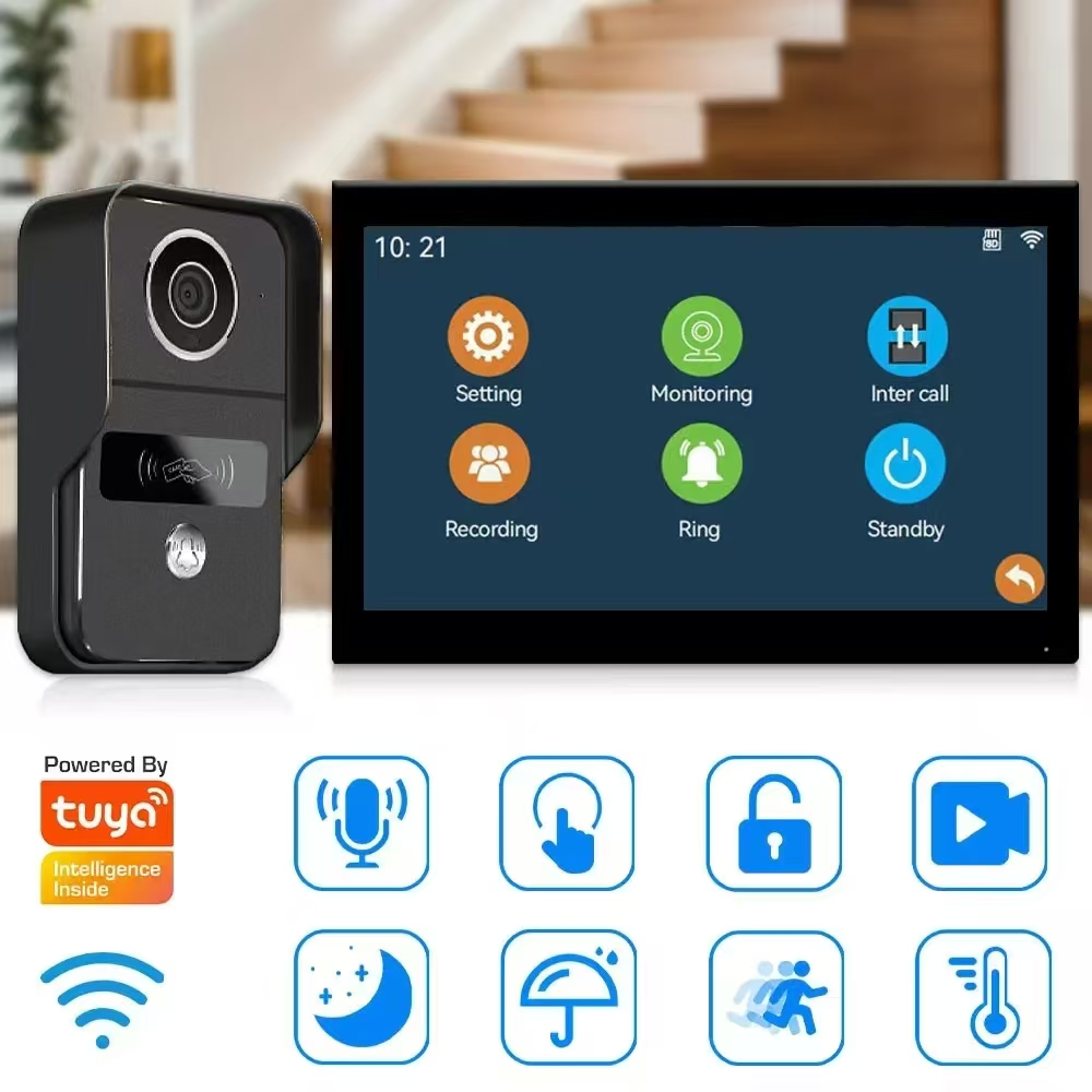 7Inch IPS Screen 2MP  Tuya APP - огляд і ціна Wifi Doorbell Camera