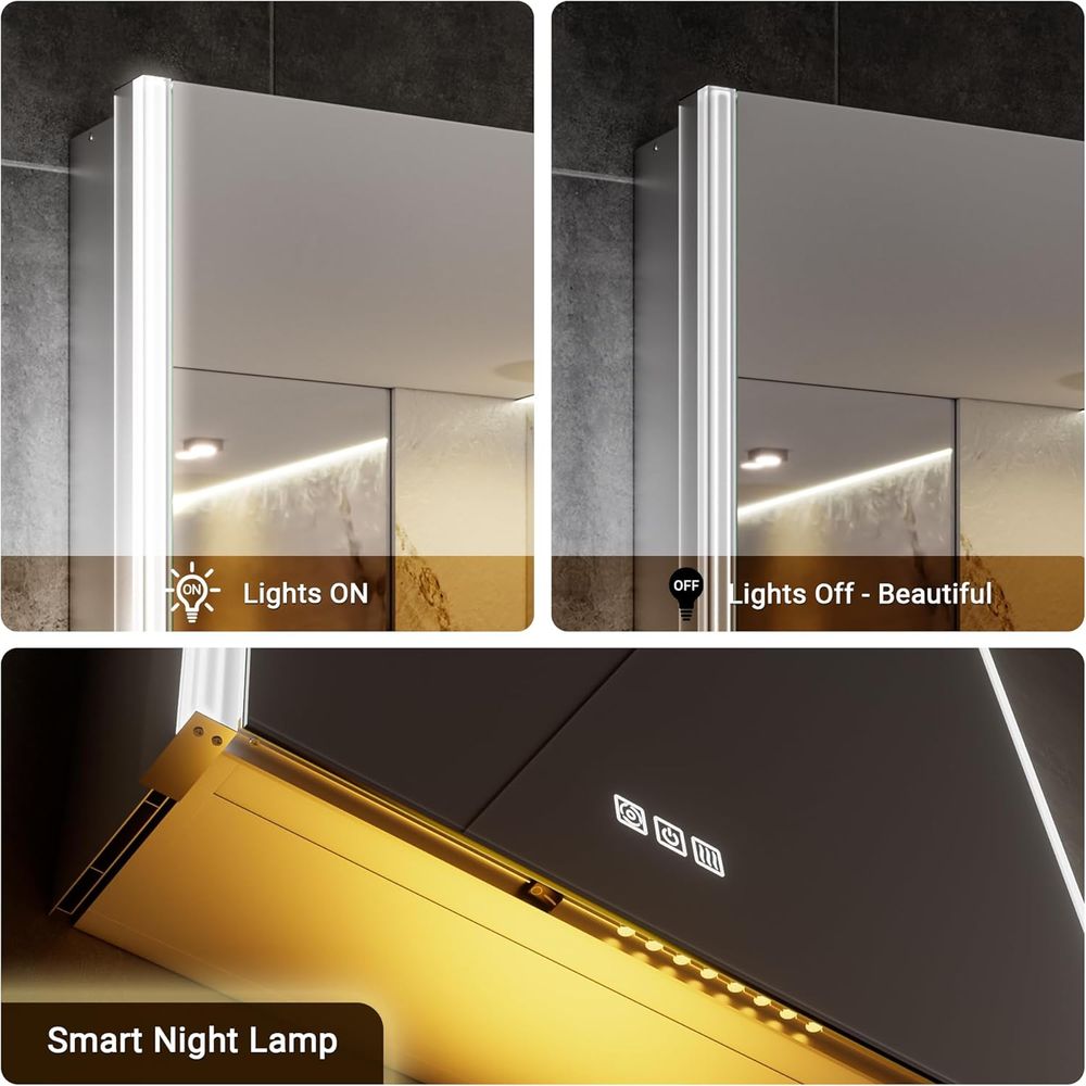 20x32 Lighted Medicine Cabinet - огляд і ціна Smart Home Furniture