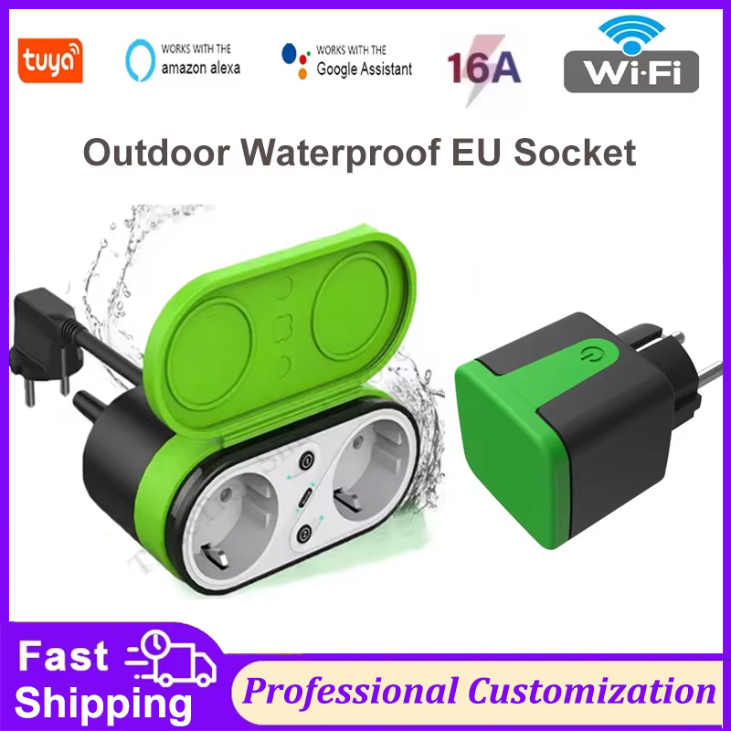 Tuya EU 16A Wifi Smart Outdoor - огляд і ціна Smart Wall Socket