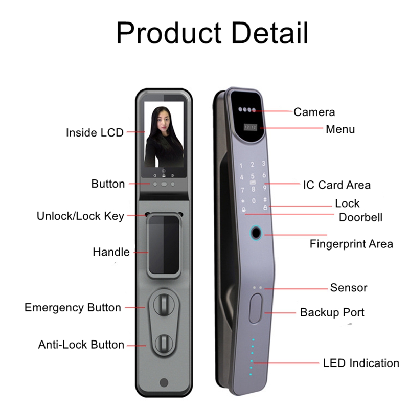 Tuya Wifi Electronic Fingerpri - огляд і ціна Wifi Doorbell Camera