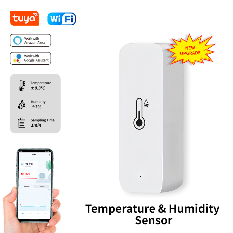 Tuya WiFi Temperature and Humi - огляд і ціна Smart Home Furniture