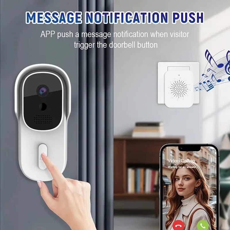 Wide View Tuya Smart Life APP  - огляд і ціна Wifi Doorbell Camera