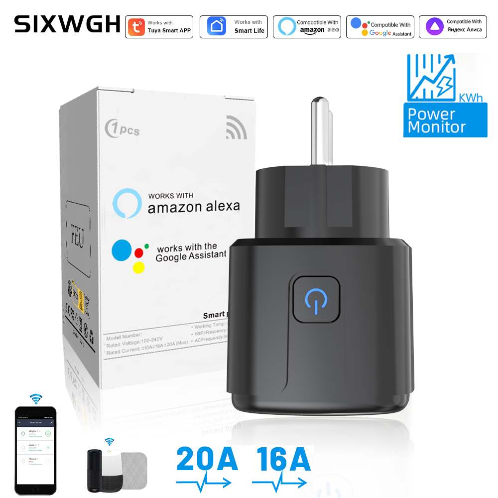 Tuya Smart Socket WiFi Remote  - огляд і ціна Smart Wall Socket