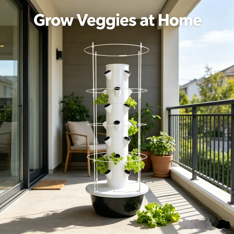 Smart Vertical Hydroponic Towe - огляд і ціна Smart Home Kits