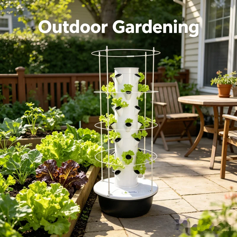 Smart Vertical Hydroponic Towe - огляд і ціна Smart Home Kits