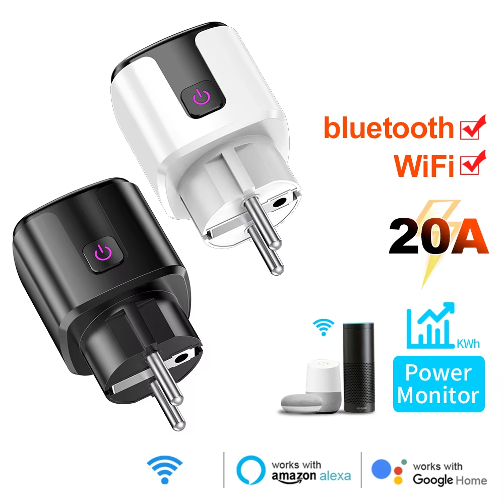Smart 20A EU Plug WiFi+Bluetoo - огляд і ціна Smart Wall Socket