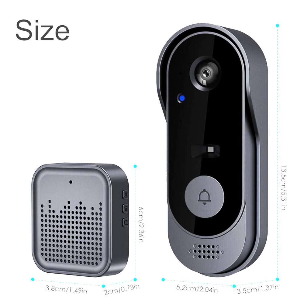 Tuya APP 170Degree Wide Angle  - огляд і ціна Wifi Doorbell Camera