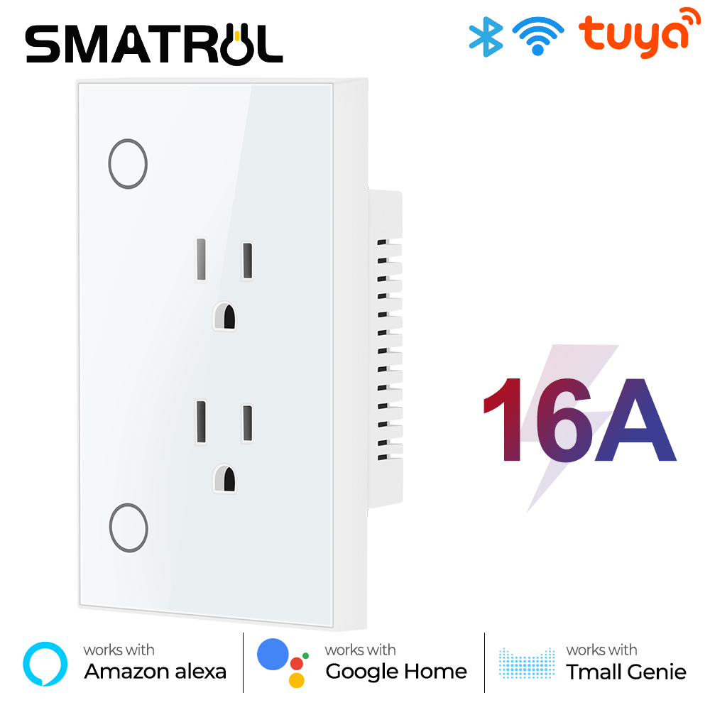 16A Tuya Wifi Socket Us Plug O - огляд і ціна Smart Wall Socket