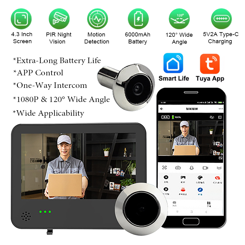 Tuya Smart WIFI Video Doorbell - огляд і ціна Wifi Doorbell Camera