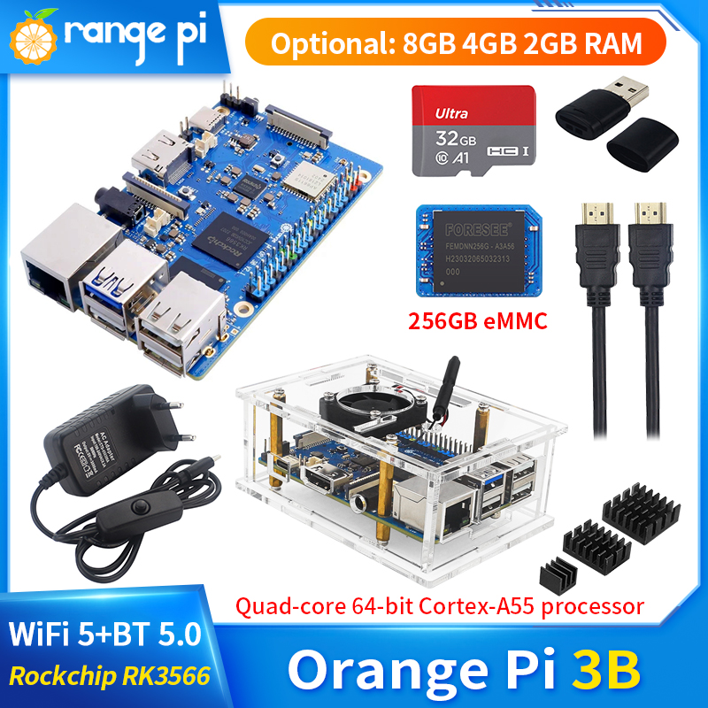 Orange Pi 3B 8GB 4GB 2GB RAM R - огляд і ціна Smart Home For Pc