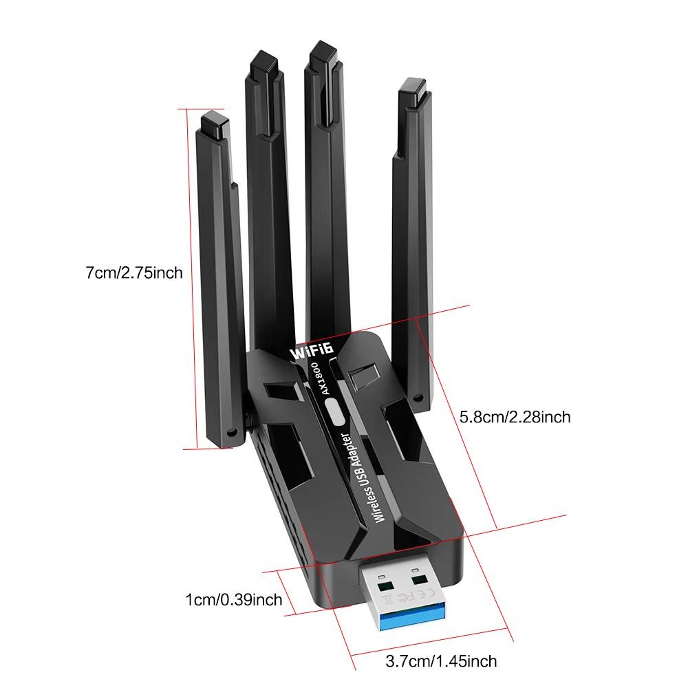 WiFi 6 USB 3 0 Adapter 1800 Mb - огляд і ціна Smart Home For Pc