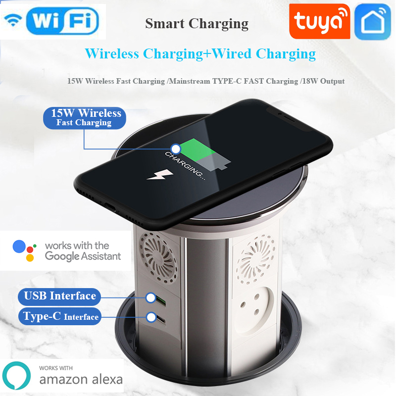 WIFI Tuya Touch Automatic Lift - огляд і ціна Smart Wall Socket