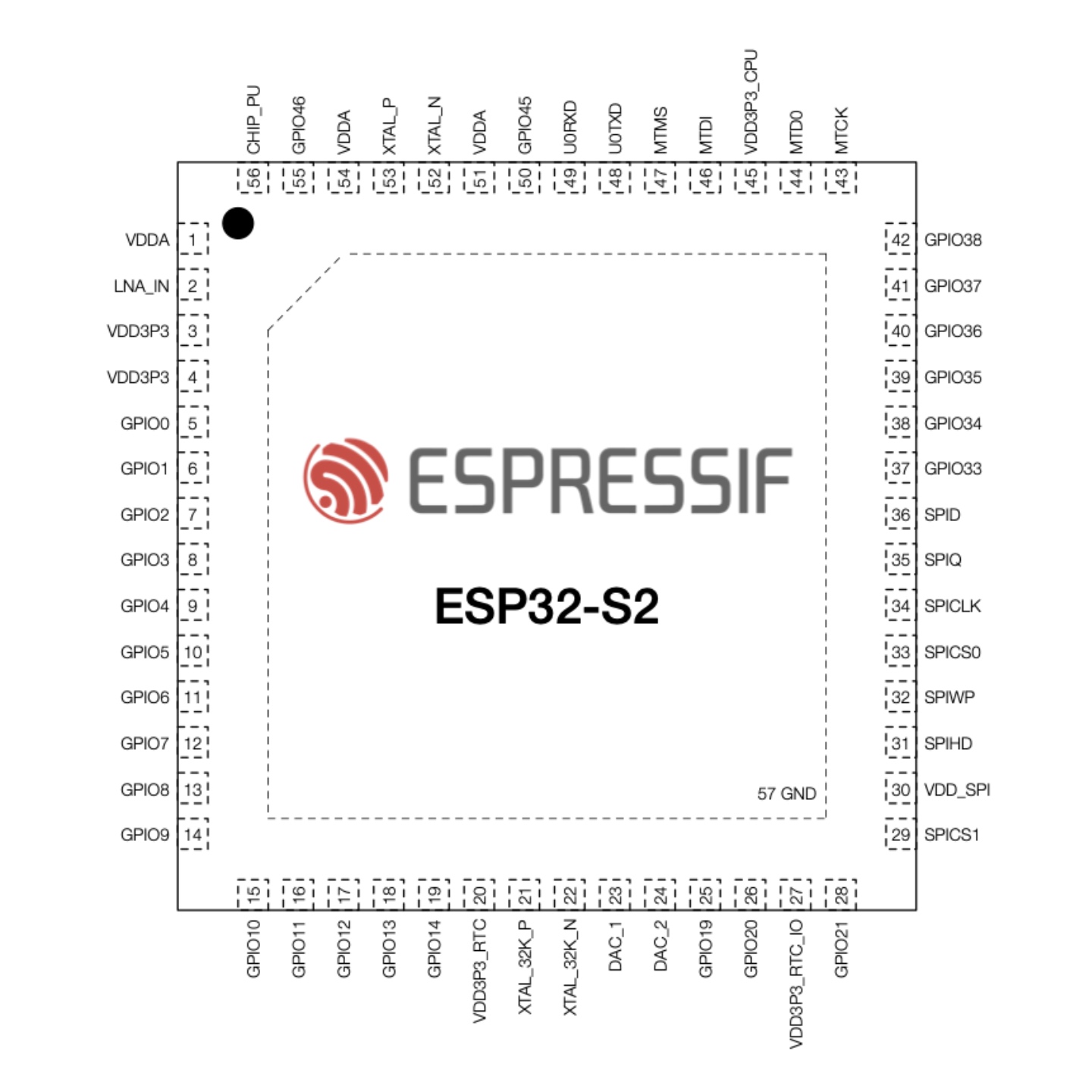 Esp32-S2 Espressif Qfn-567 Wif - огляд і ціна Smart Home Nas