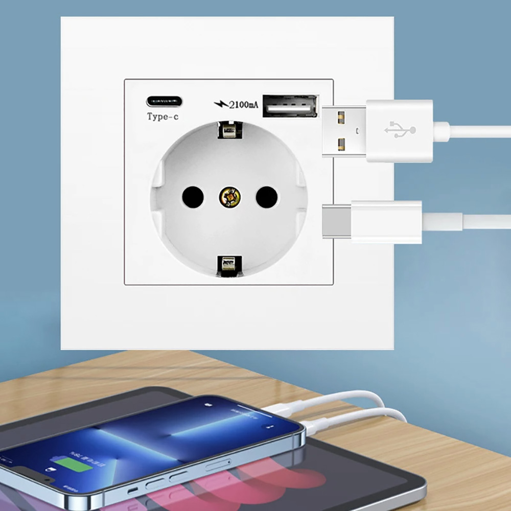 EIOMR EU Standard Power Socket - огляд і ціна Smart Wall Socket