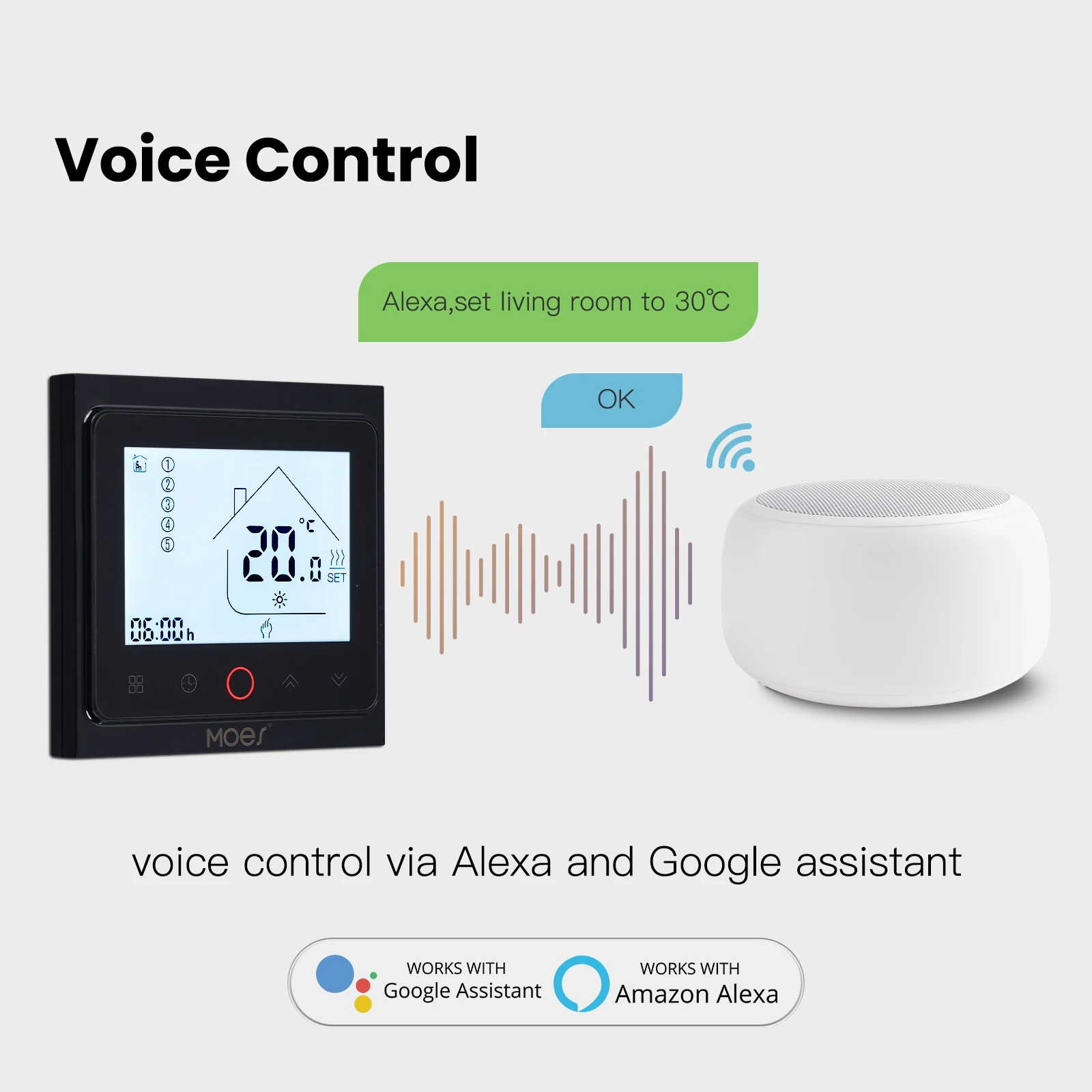 MOES Tuya ZigBee Smart Thermos - огляд і ціна Smart Home Furniture