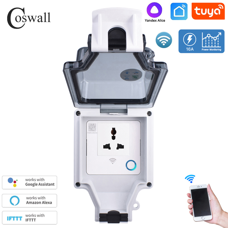 Coswall Tuya Wifi Voice Contro - огляд і ціна Smart Wall Socket